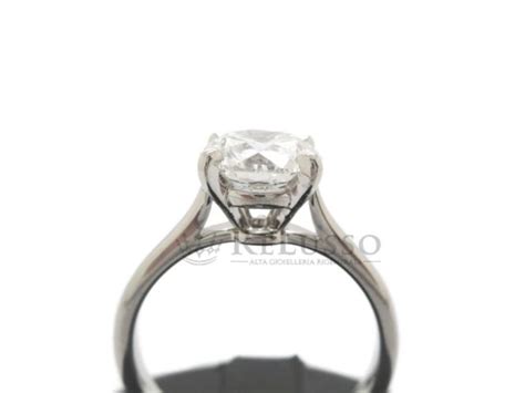 Solitario Cartier Solitarire 1985 diamante 1,84ct F / IF 